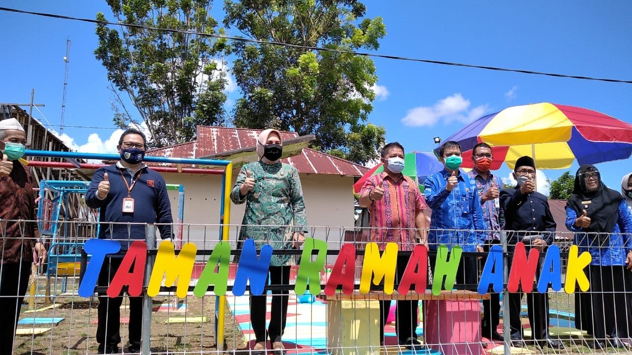 Walikota Resmikan Taman Bermain Ramah Anak di tiga Desa/Kelurahan