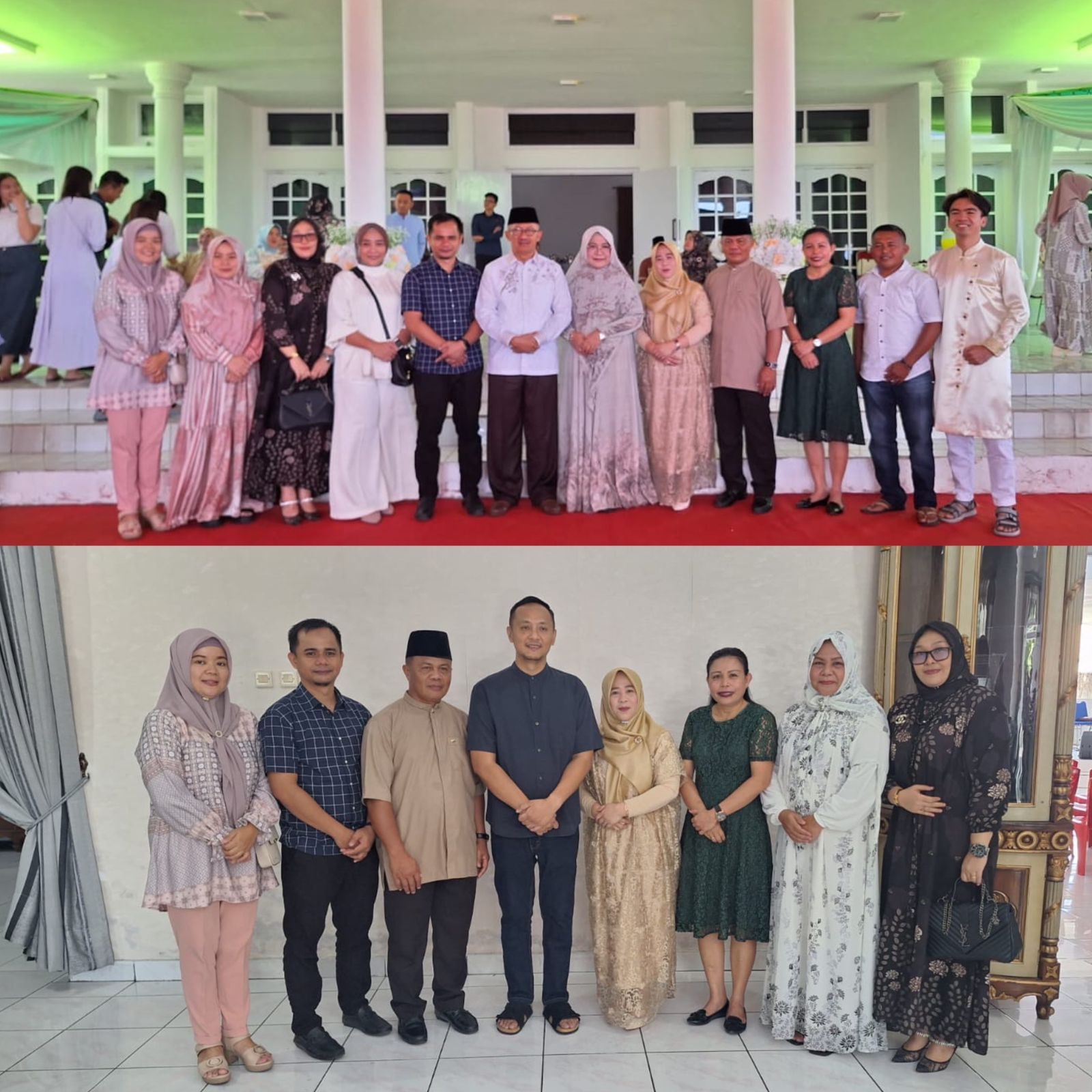 Silaturahmi DP3A ke Rumah Dinas Pj. Wali Kota Kotamobagu dan Sekretaris Daerah Kotamobagu pada Hari Raya Idul Fitri 1445 H 