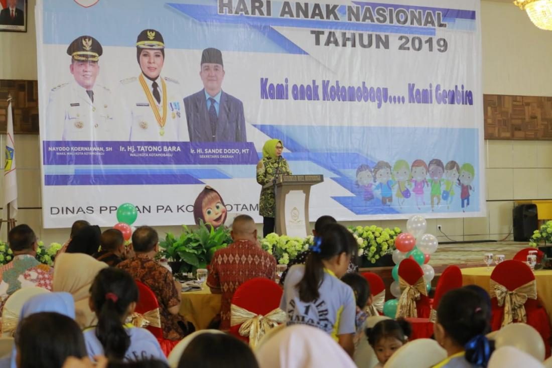 Peringatan Hari Anak Nasional tahun 2019 di Kotamobagu